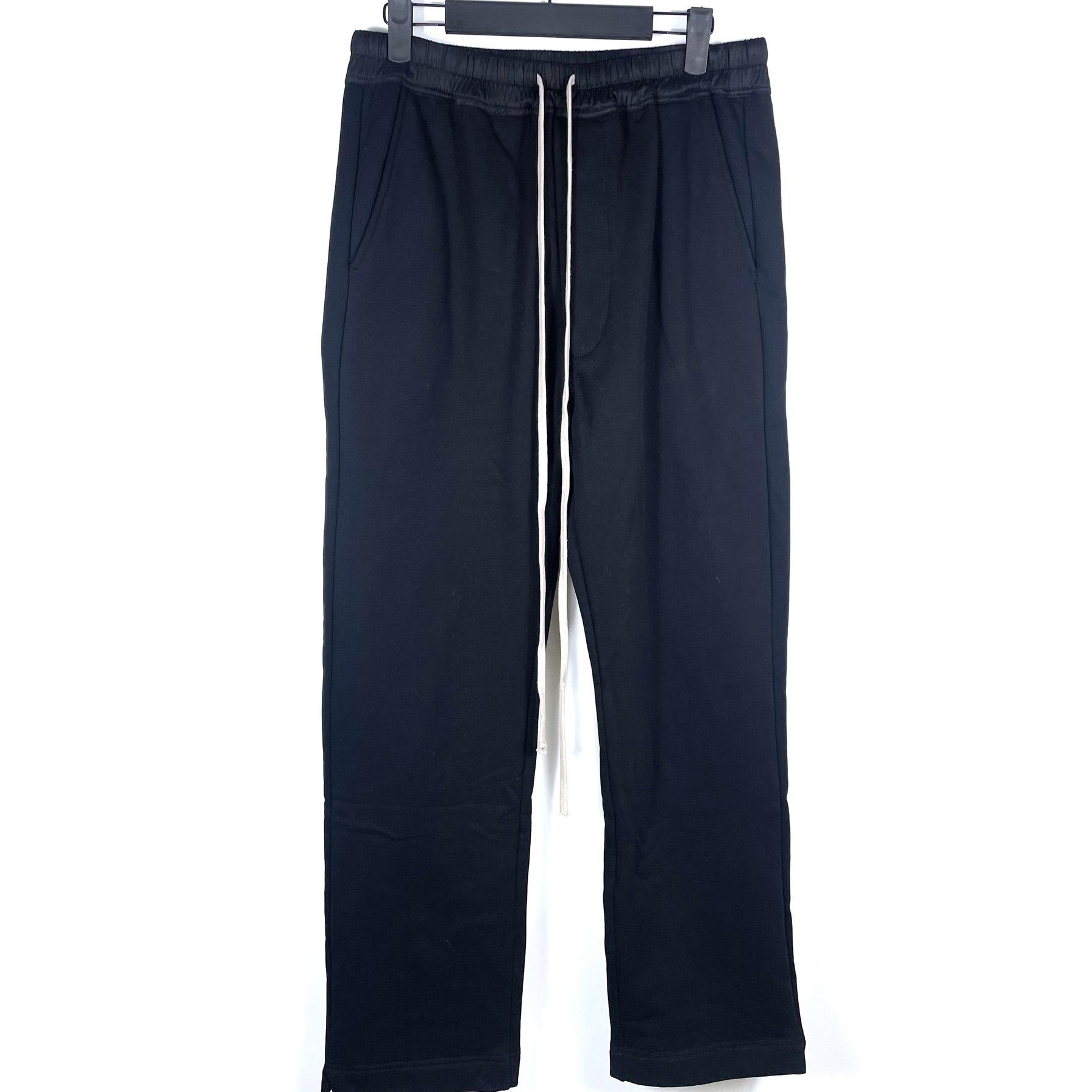 Rick Owens Straight-leg Drawstring-waistband Trousers - FashionPlug