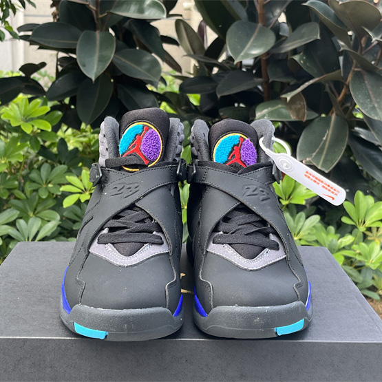 Air Jordan 8 Retro Aqua Sneakers     305381-025 - FashionPlug