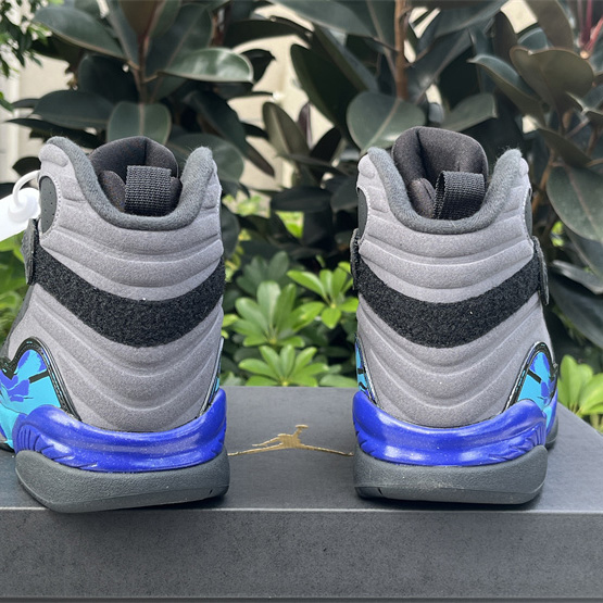 Air Jordan 8 Retro Aqua Sneakers     305381-025 - FashionPlug