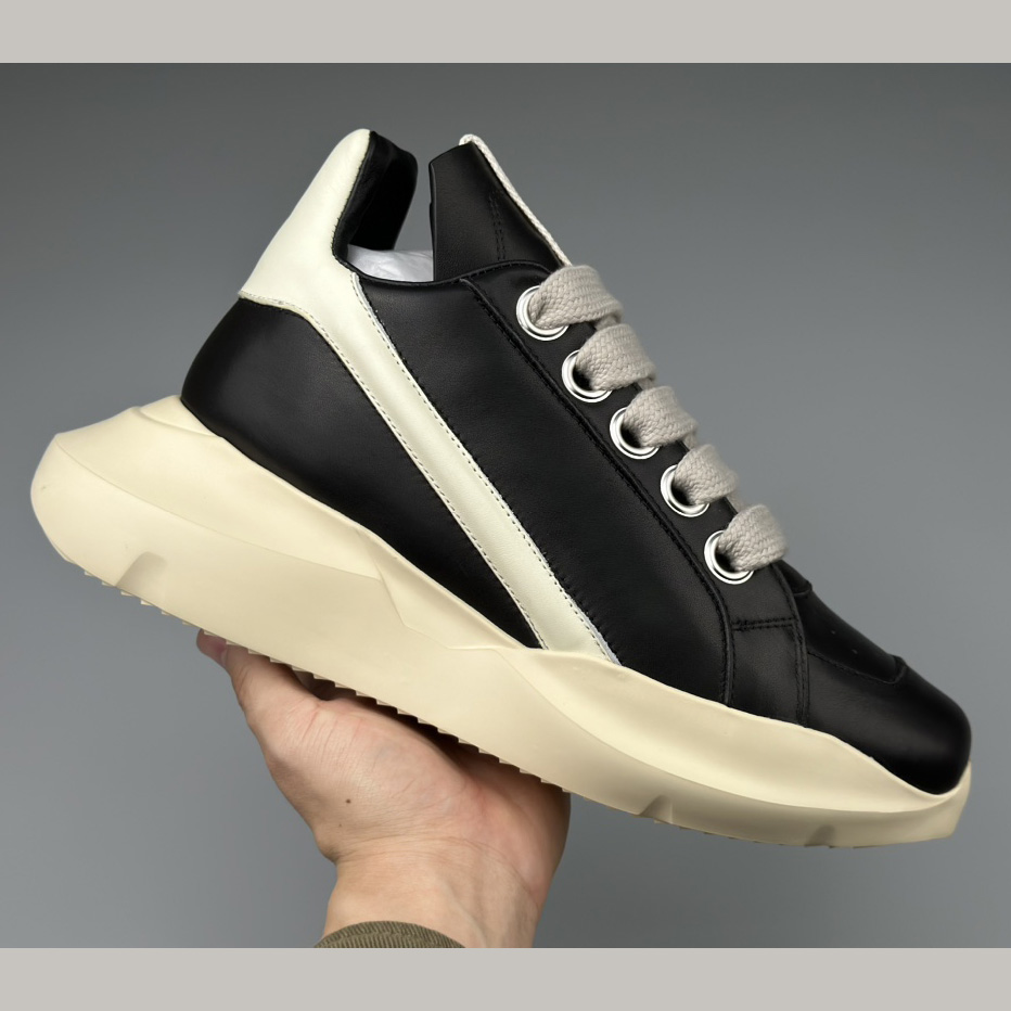 Rick Owens Geth Chunky High-top Sneakers - FashionPlug