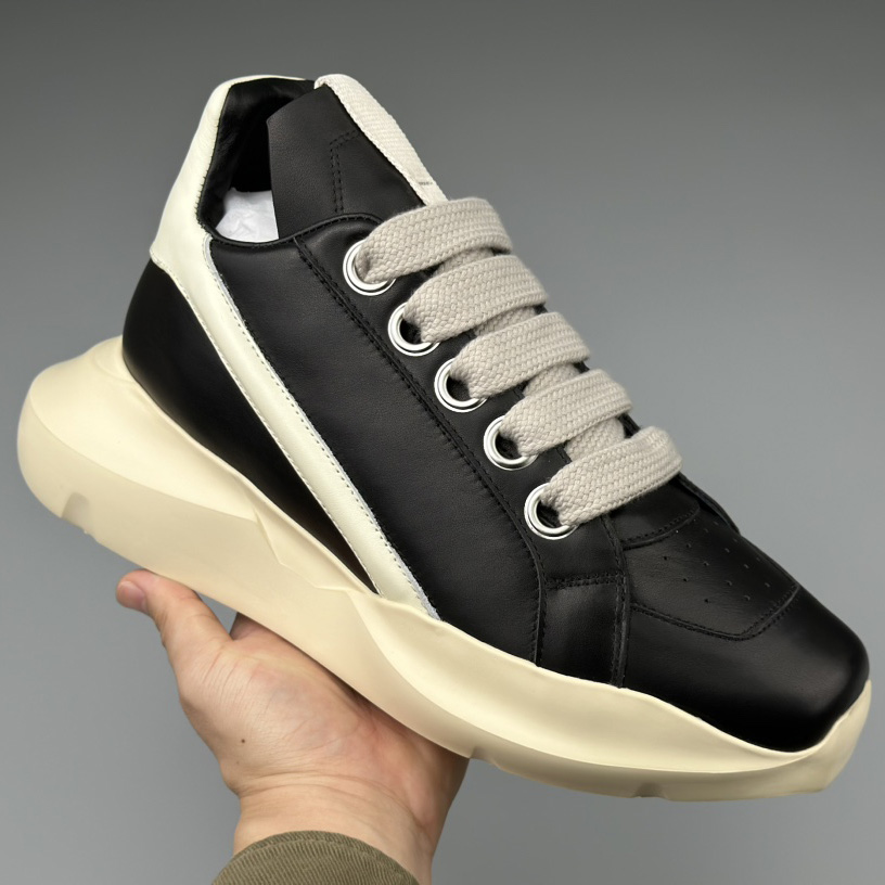 Rick Owens Geth Chunky High-top Sneakers - FashionPlug