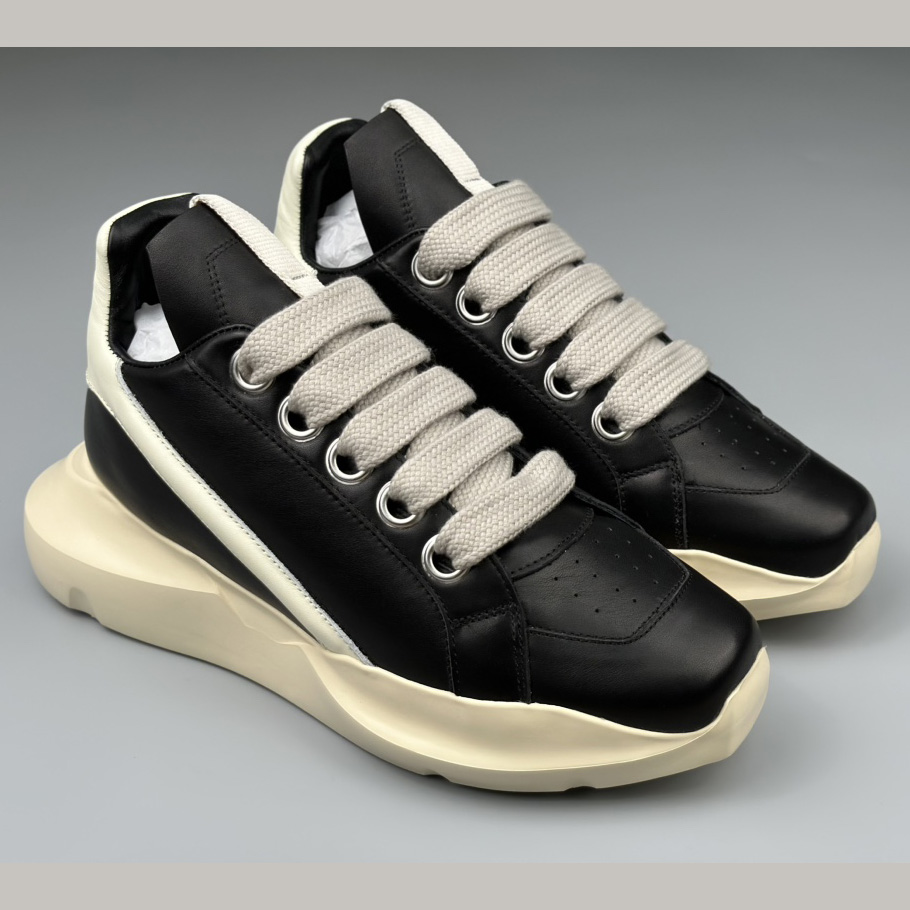 Rick Owens Geth Chunky High-top Sneakers - FashionPlug