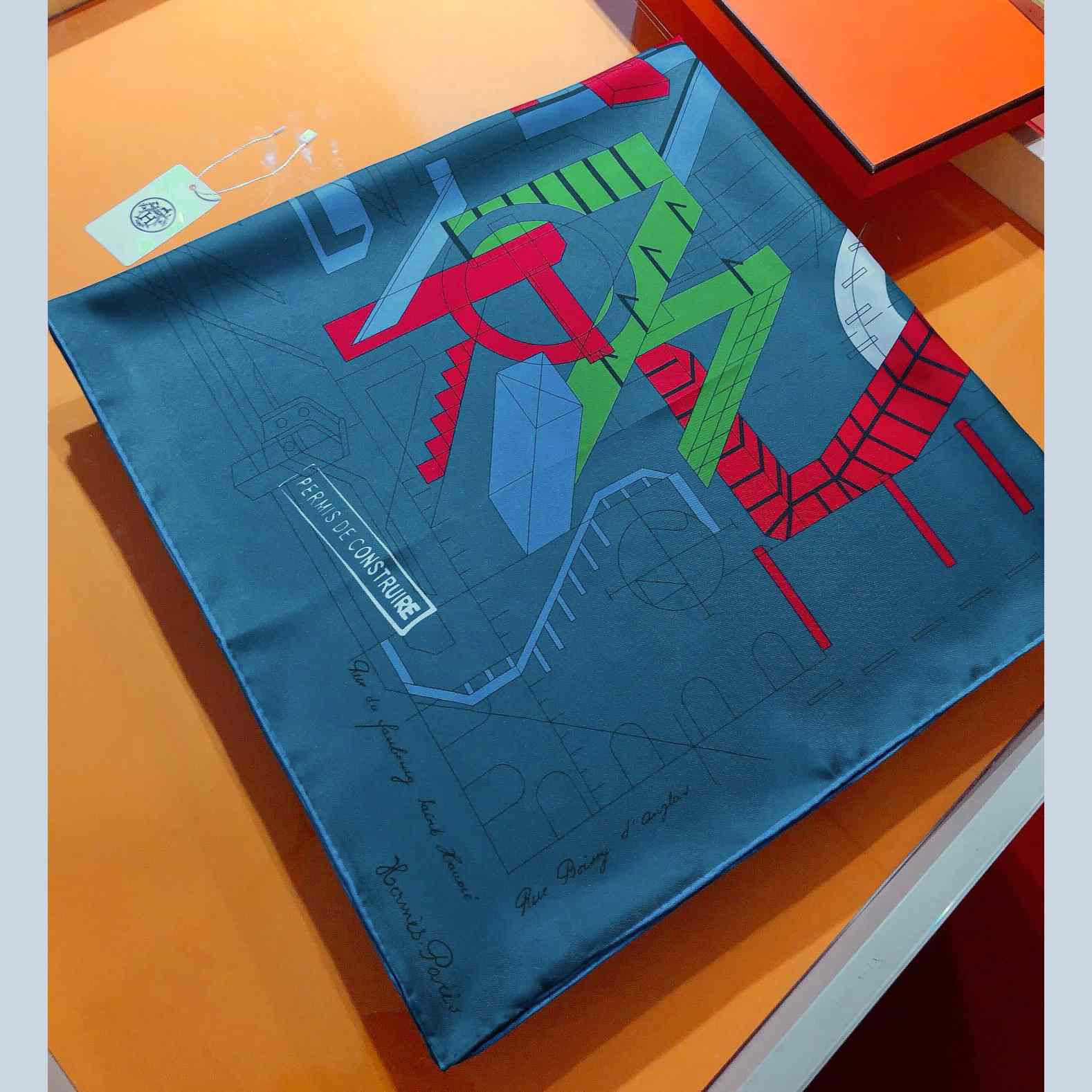 Hermes Permis De Construire Scarf - FashionPlug