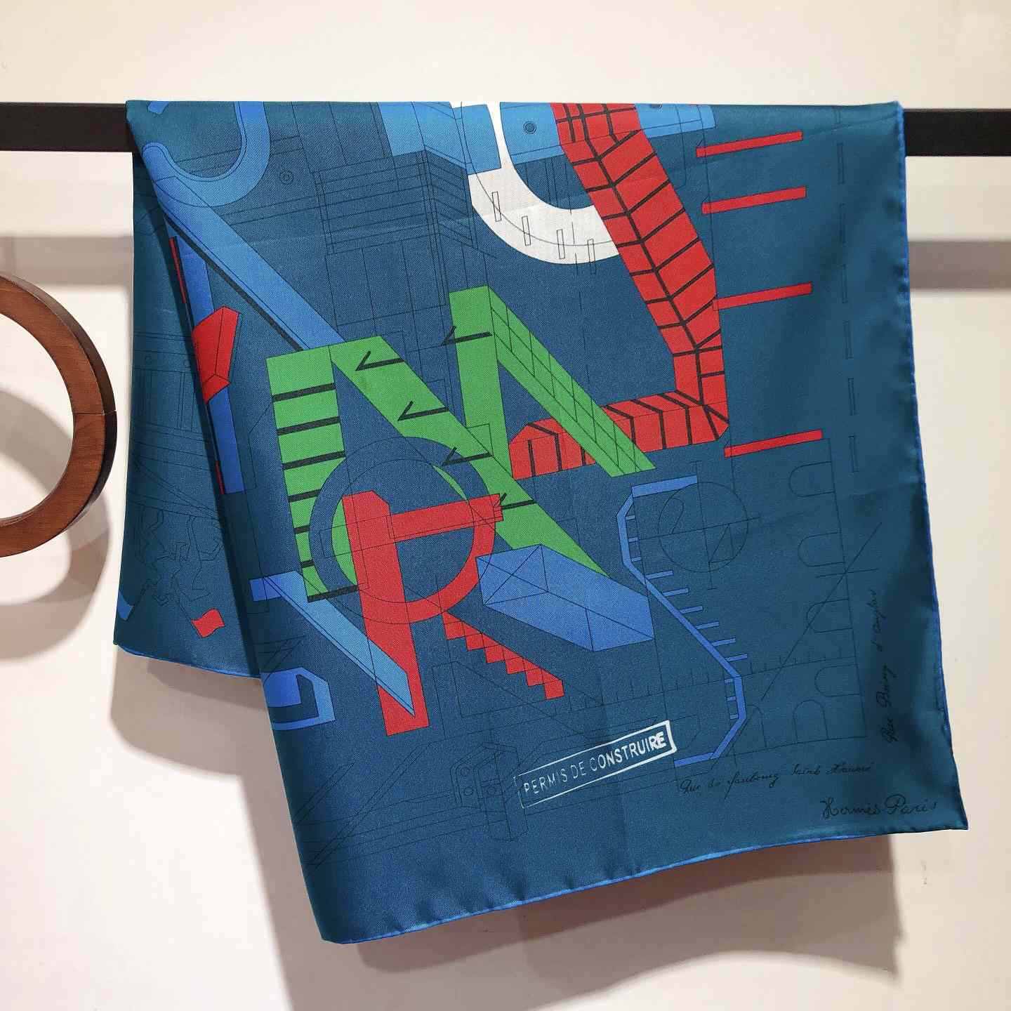 Hermes Permis De Construire Scarf - FashionPlug