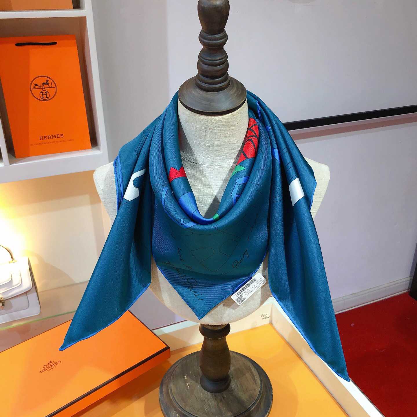 Hermes Permis De Construire Scarf - FashionPlug