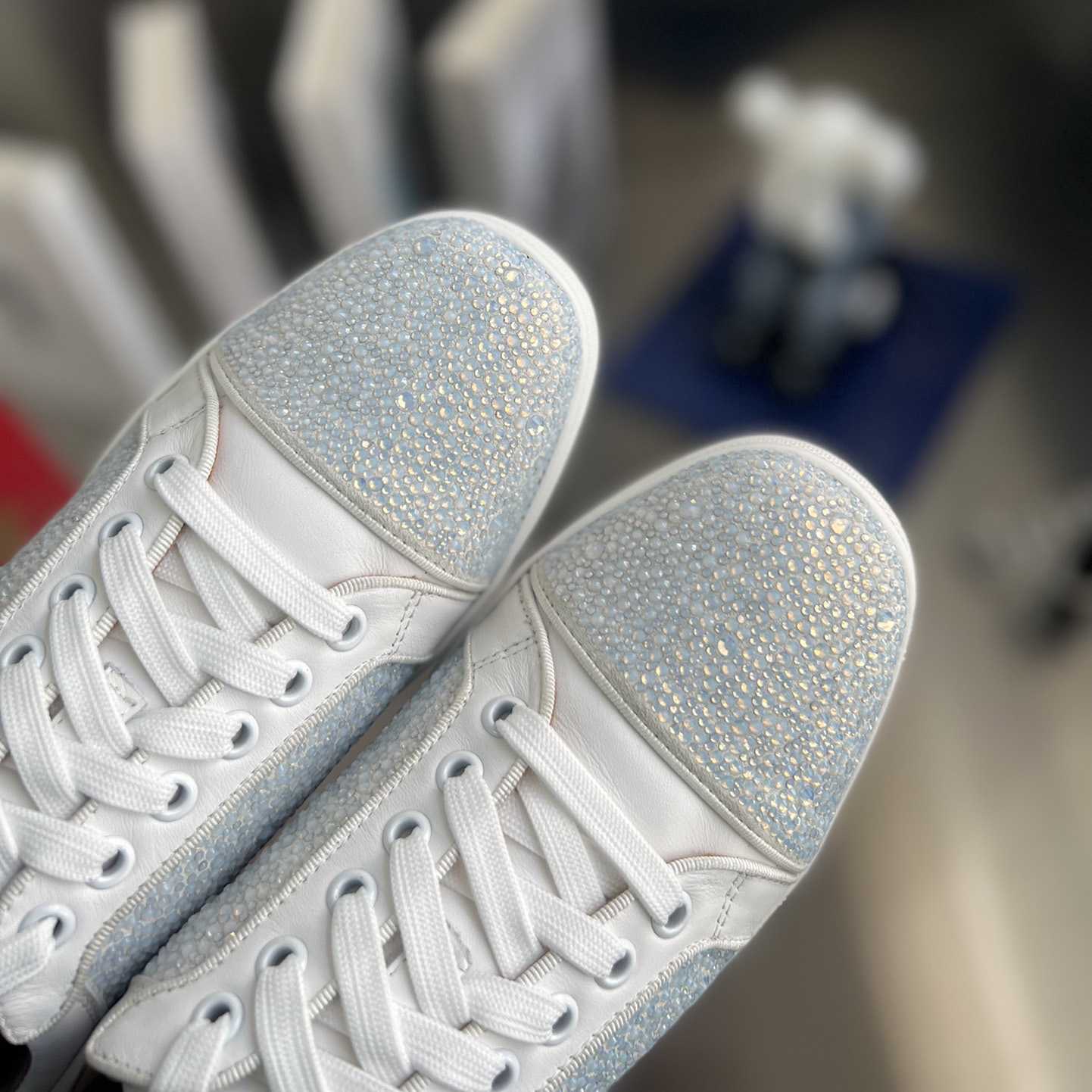Christian Louboutin Louis Junior Strass   - FashionPlug