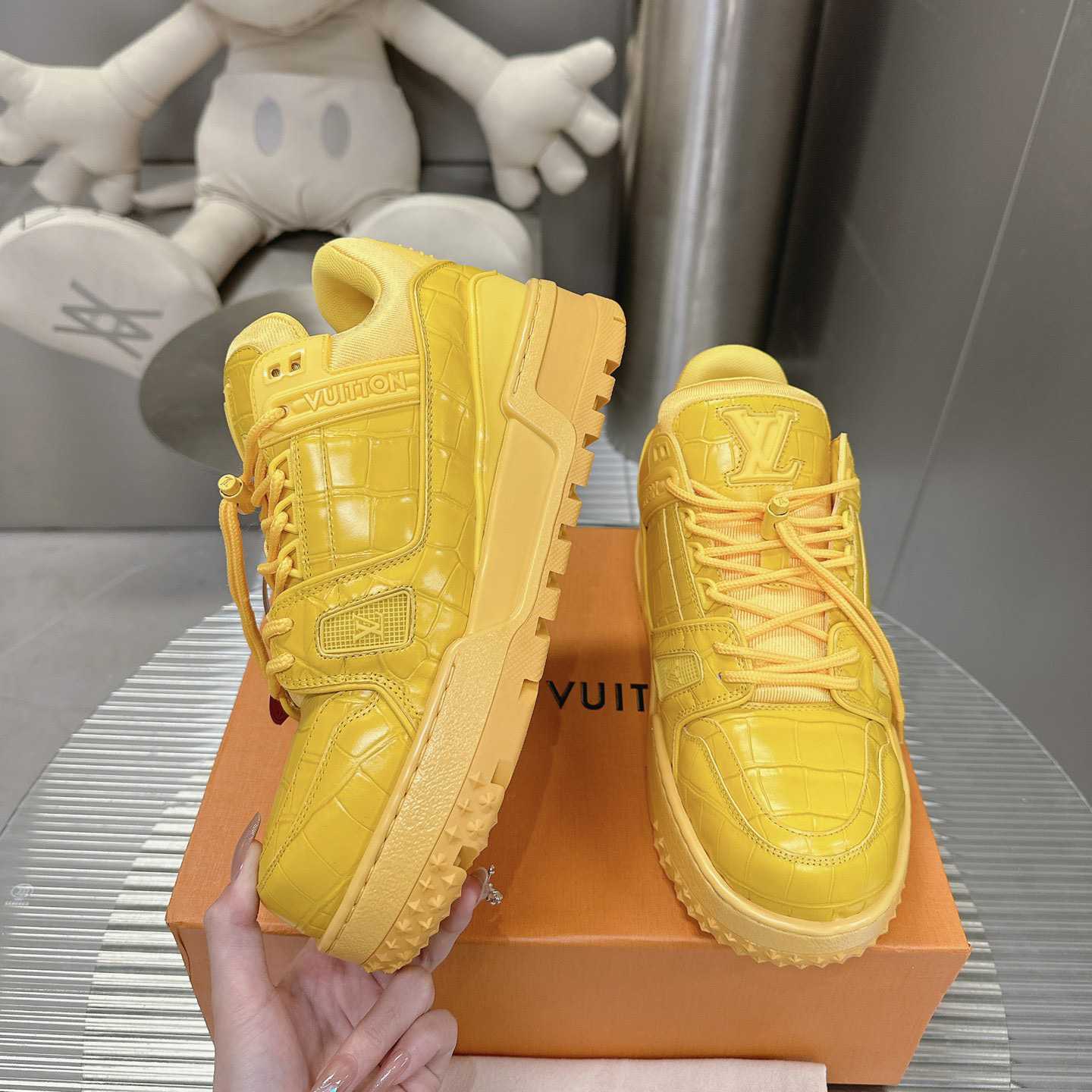 Louis Vuitton LV Trainer Maxi Sneaker   1ACN2G - FashionPlug