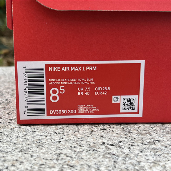 Nike Air Max 1 Premium “Mineral Slate” Sneaker   DV3050-300  - FashionPlug