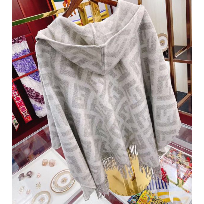 Fendi Cashmere Poncho - FashionPlug
