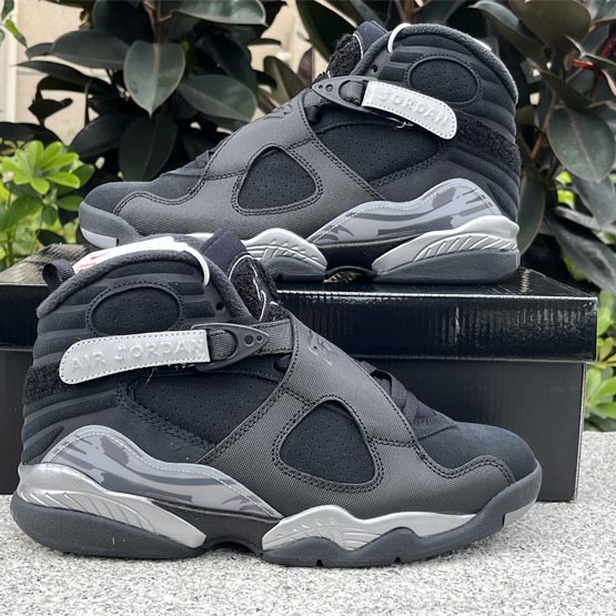 Air Jordan 8 Winterized “Gunsmoke” Sneakers      FD1334-001  - FashionPlug