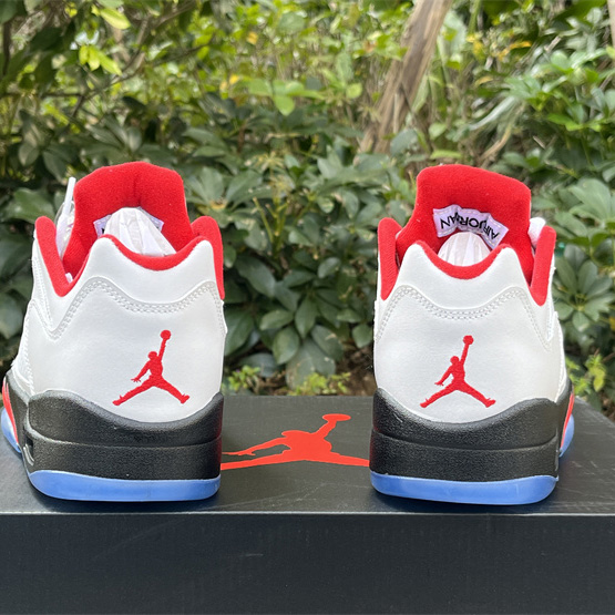 Air Jordan 5 Low “Fire Red” Sneakers    CU4523-100 - FashionPlug