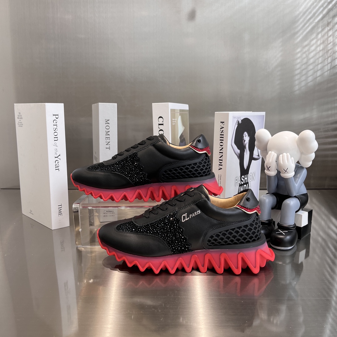 Christian Louboutin Loubishark Sneakers - FashionPlug