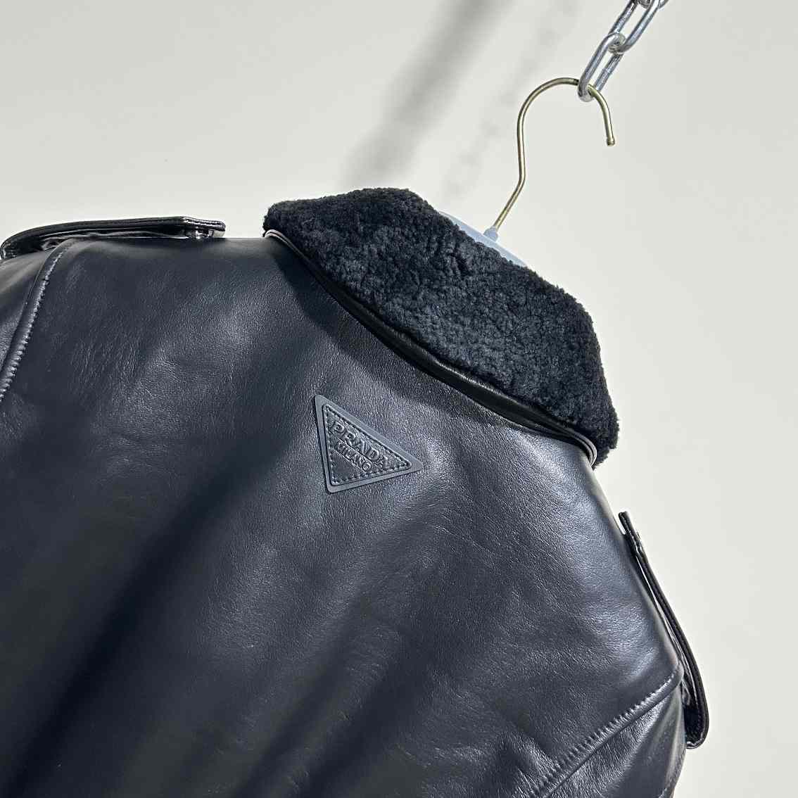 Prada Leather Jacket - FashionPlug