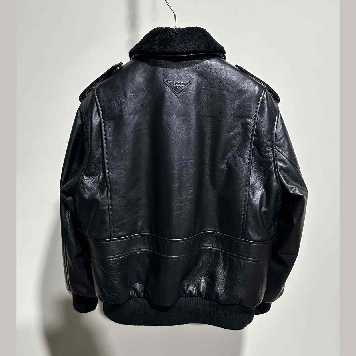Prada Leather Jacket - FashionPlug