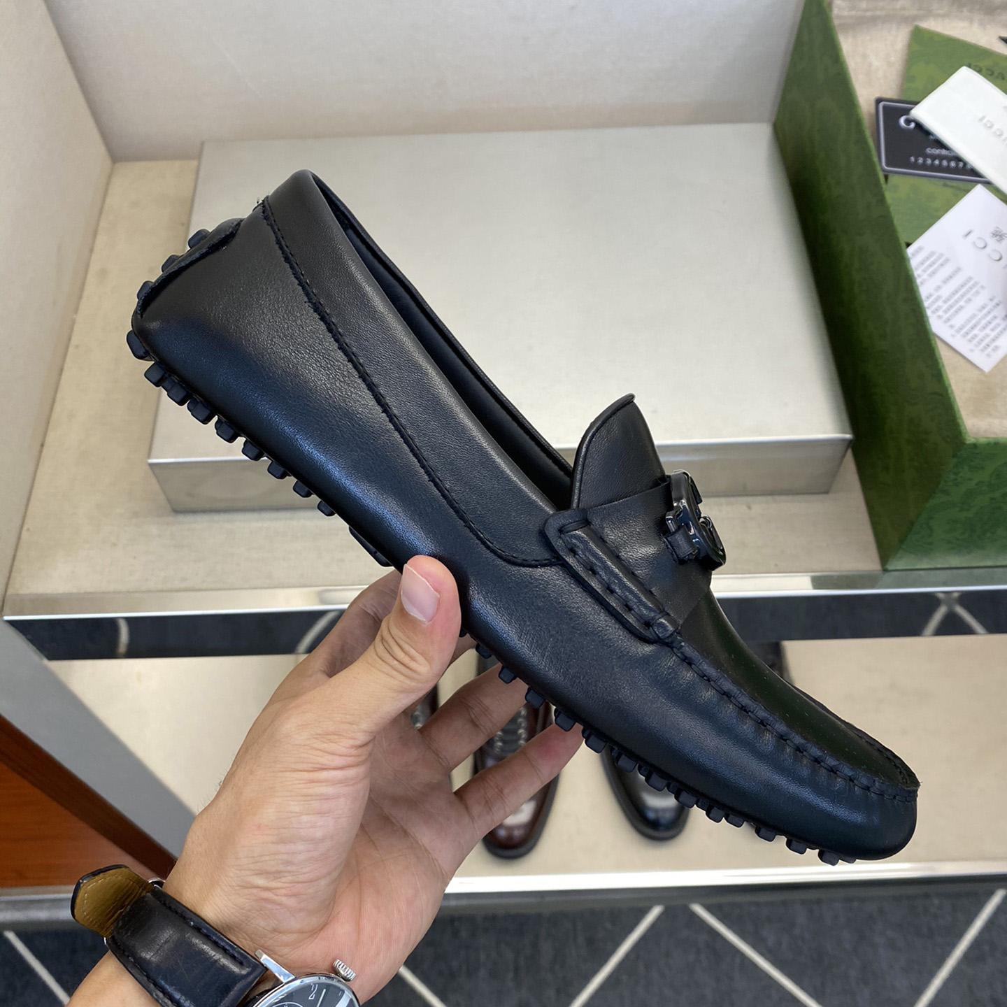 Gucci Ayrton GG Logo Driving Shoe - FashionPlug