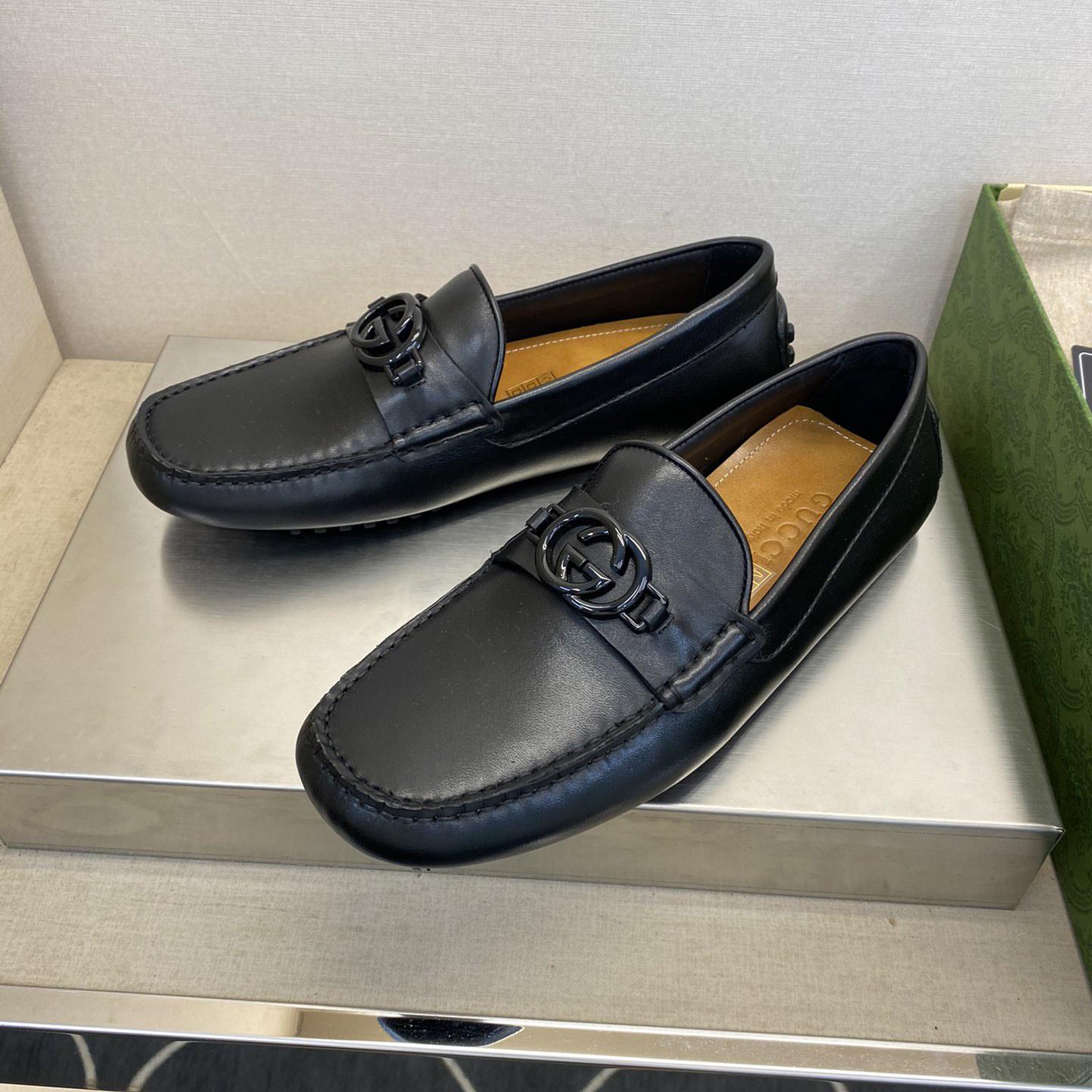Gucci Ayrton GG Logo Driving Shoe - FashionPlug