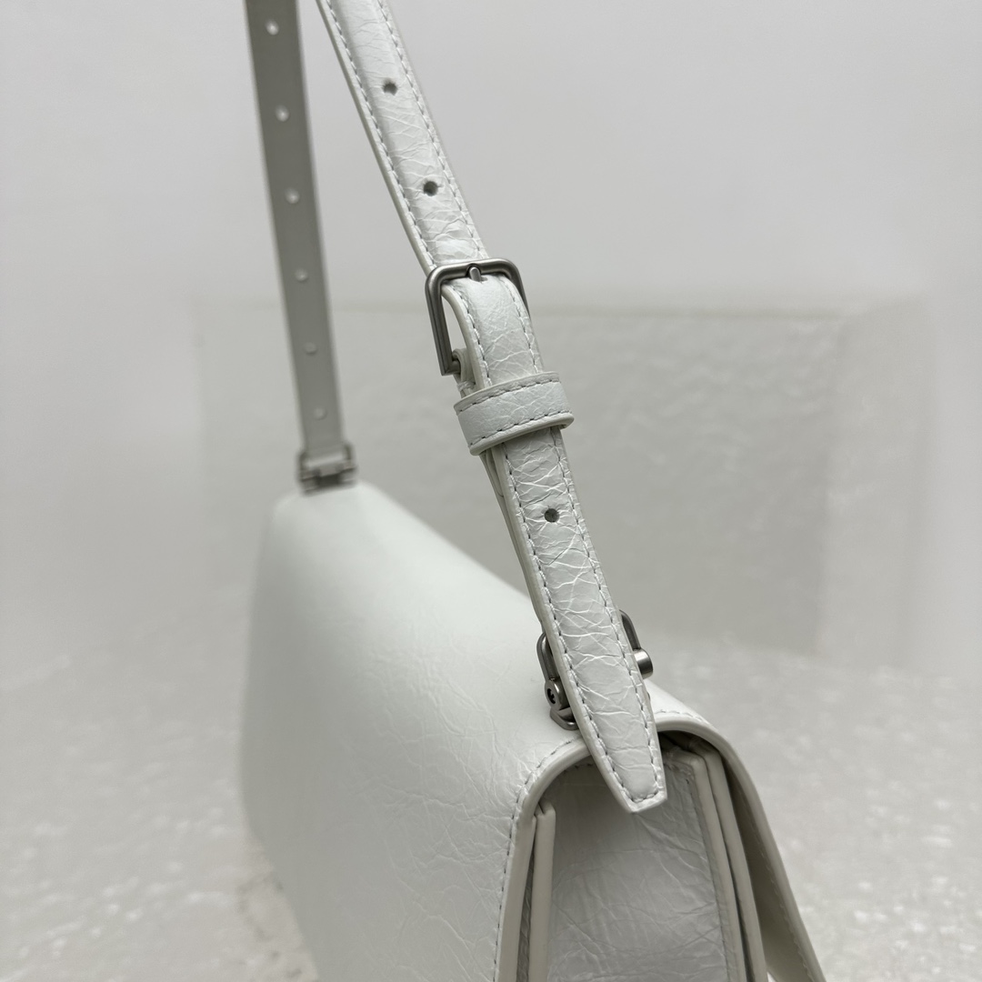 Balenciaga Women's Crush Small Sling Bag  - FashionPlug