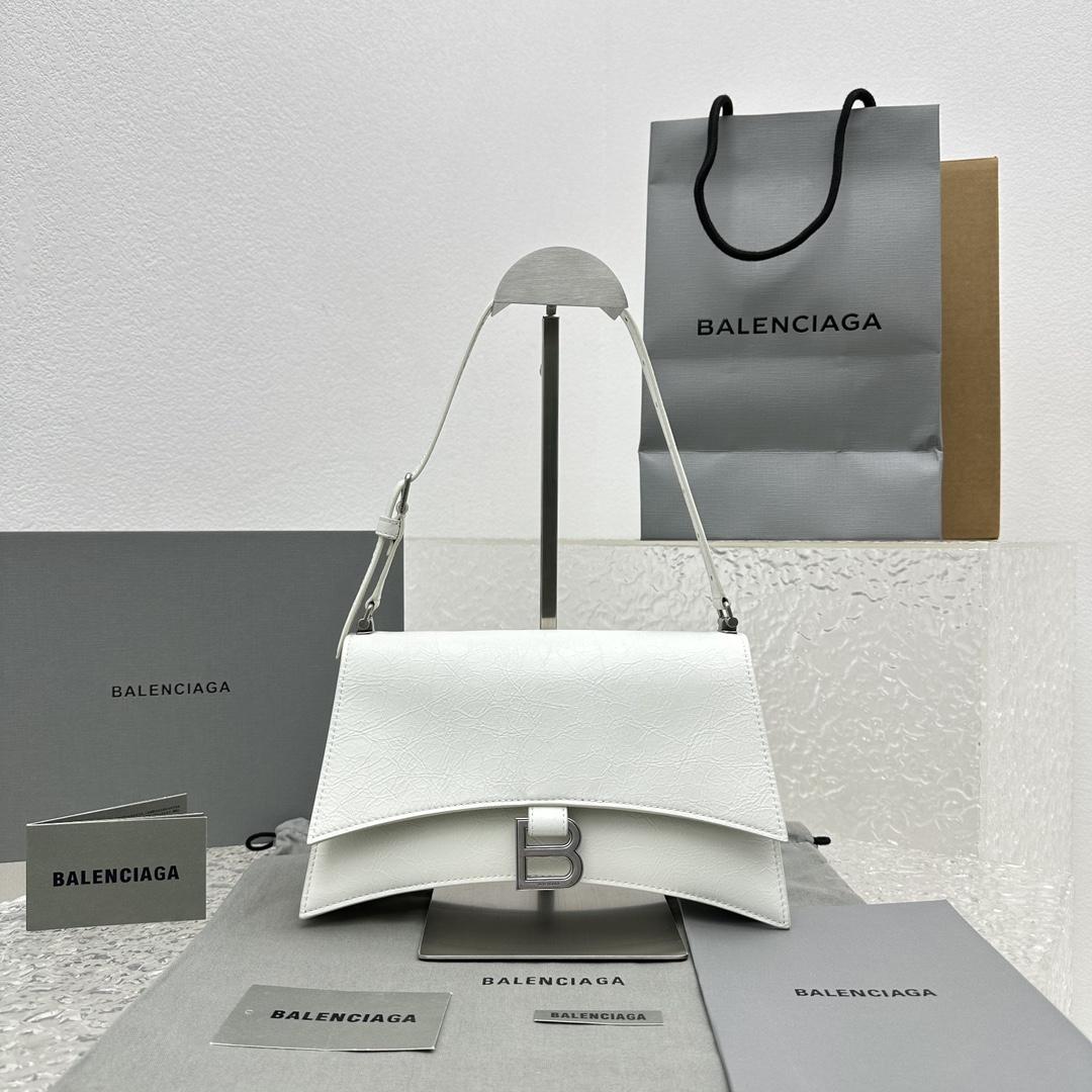 Balenciaga Women's Crush Small Sling Bag  - FashionPlug