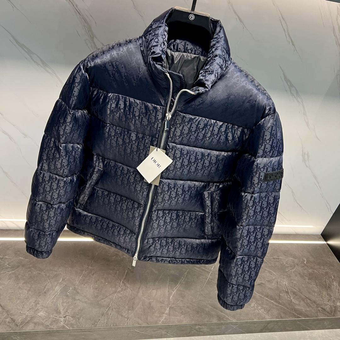 Dior Oblique Down Jacket - FashionPlug
