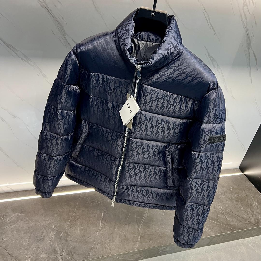 Dior Oblique Down Jacket - FashionPlug