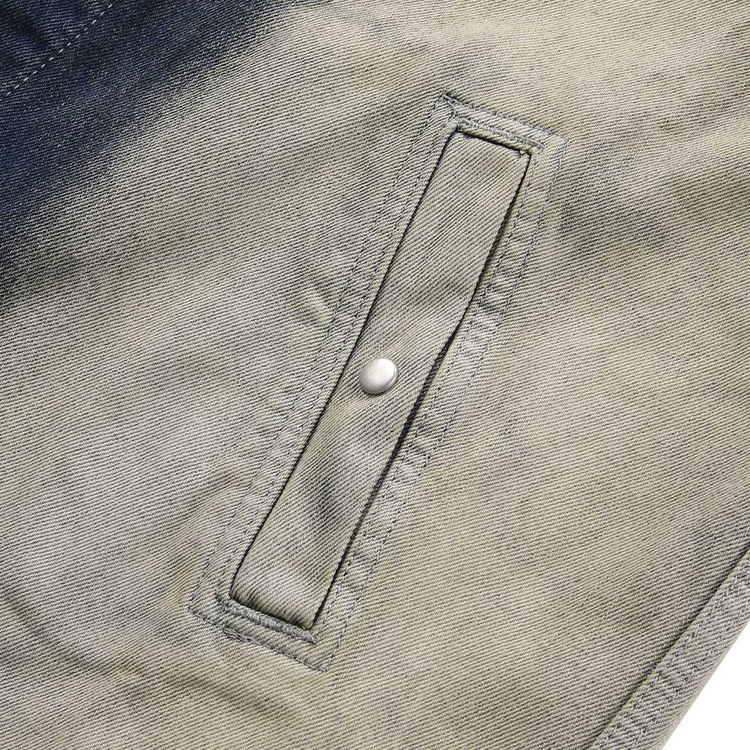 Rick Owens Drkshdw Faded Denim Jacket - FashionPlug