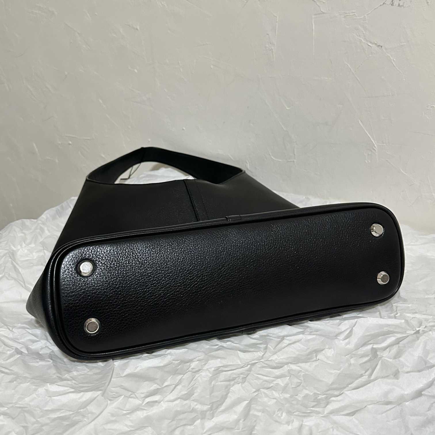 Balenciaga Women's Locker Medium North-South Hobo Bag In Black  - FashionPlug