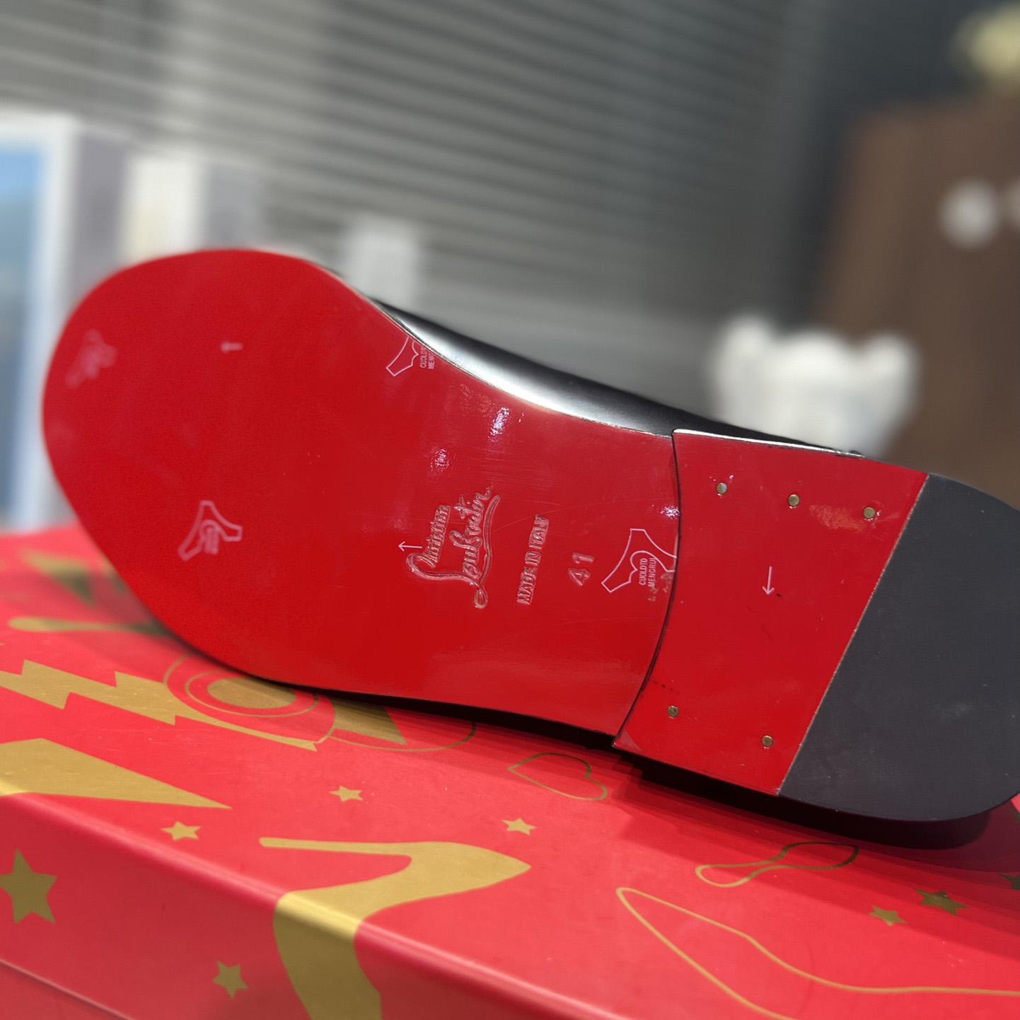 Christian Louboutin CL Moc Loafers  - FashionPlug