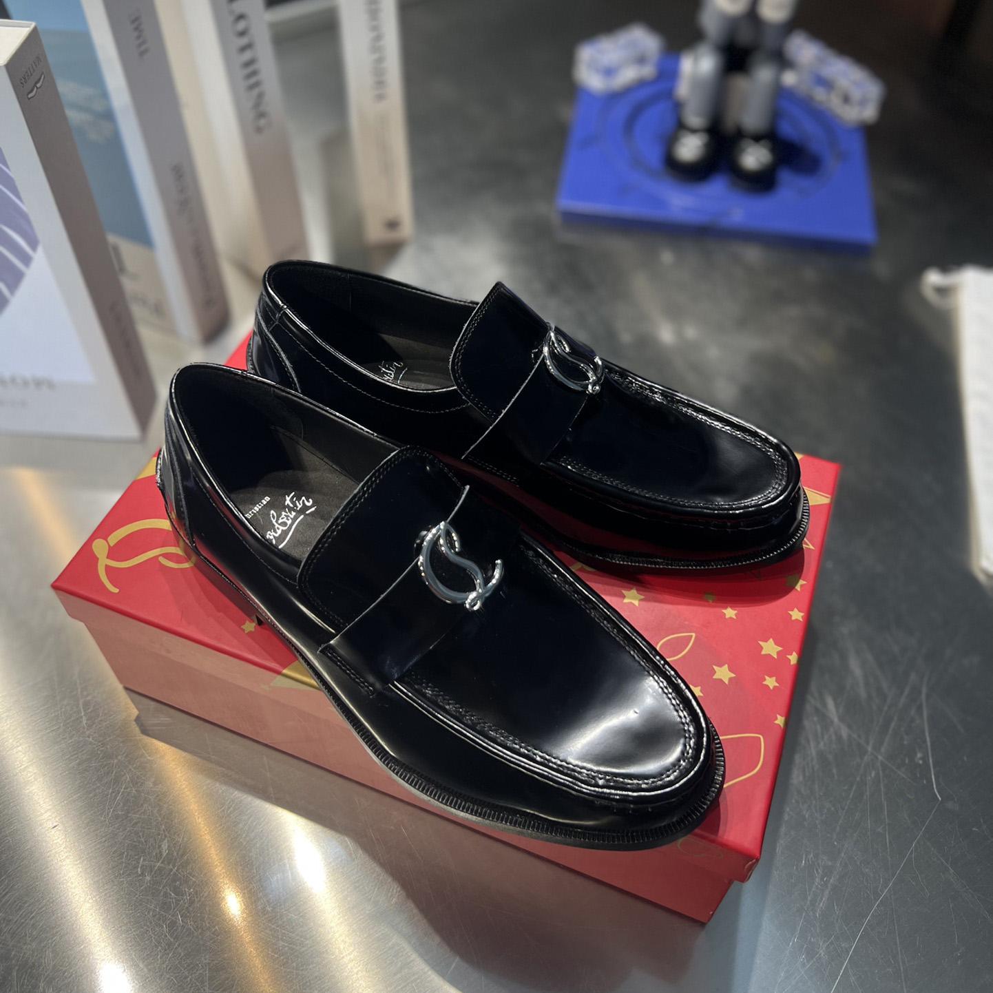 Christian Louboutin CL Moc Loafers  - FashionPlug