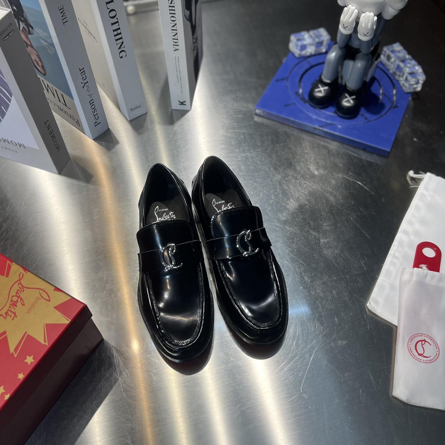 Christian Louboutin CL Moc Loafers  - FashionPlug