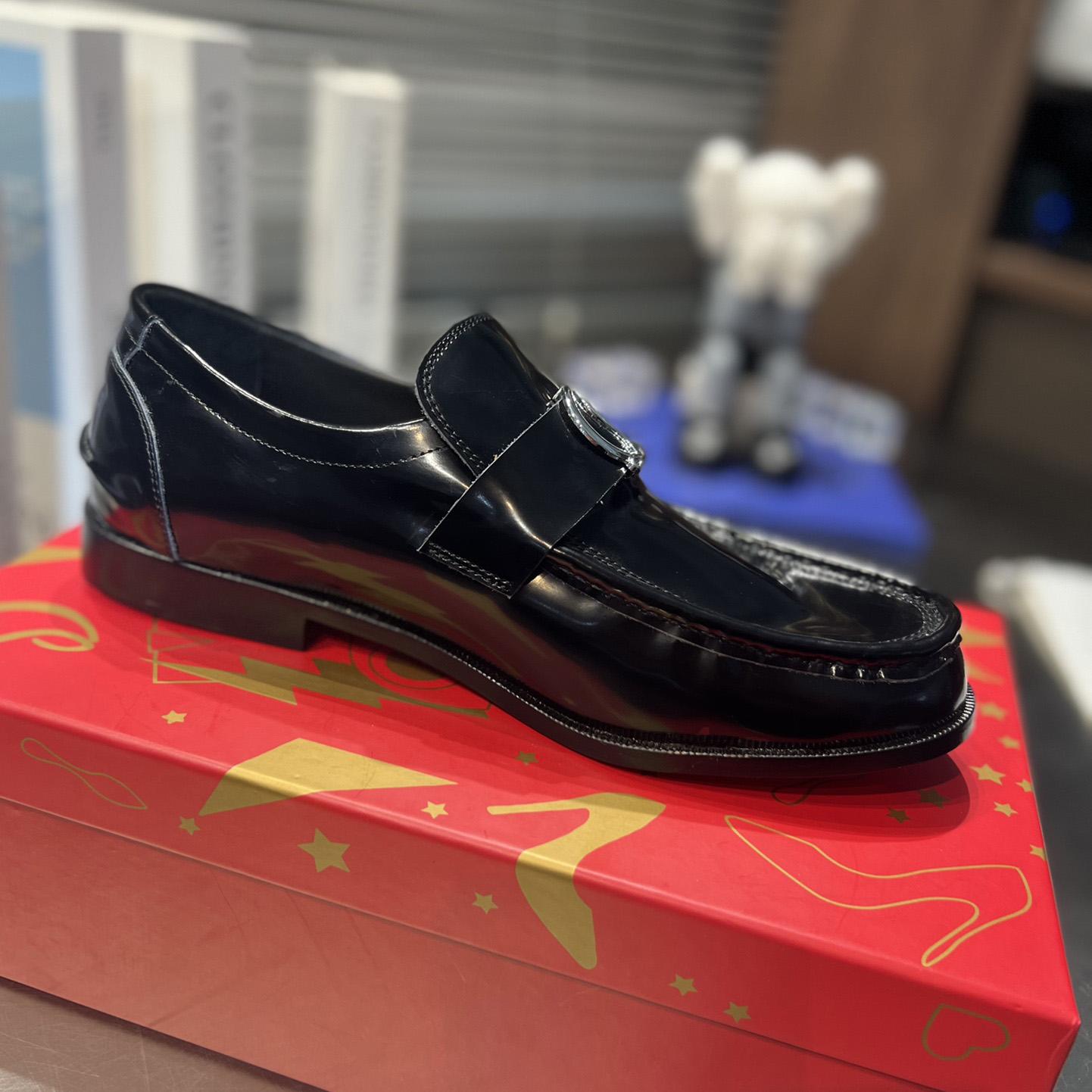 Christian Louboutin CL Moc Loafers  - FashionPlug