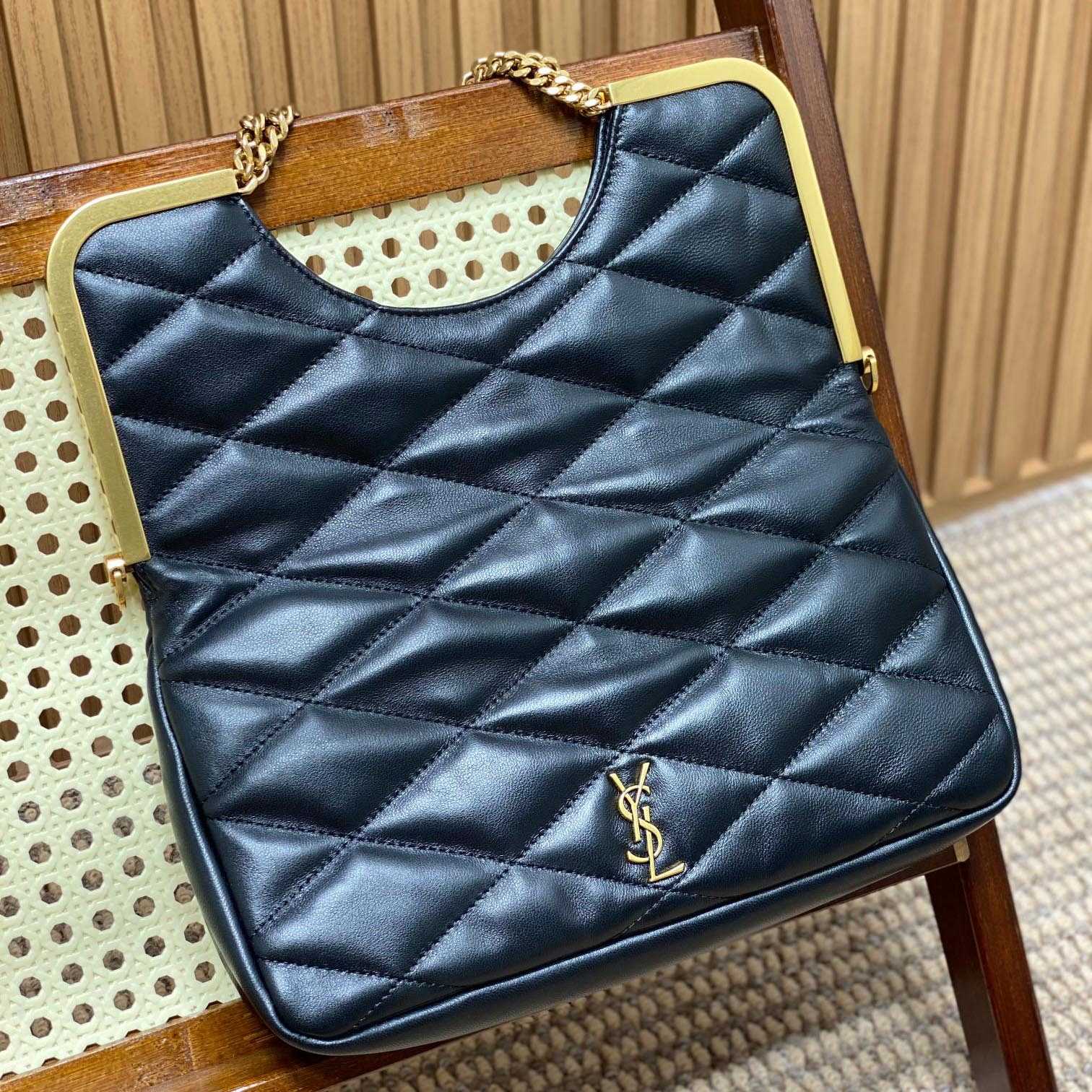 Saint Laurent 87 In Quilted Lambskin - FashionPlug