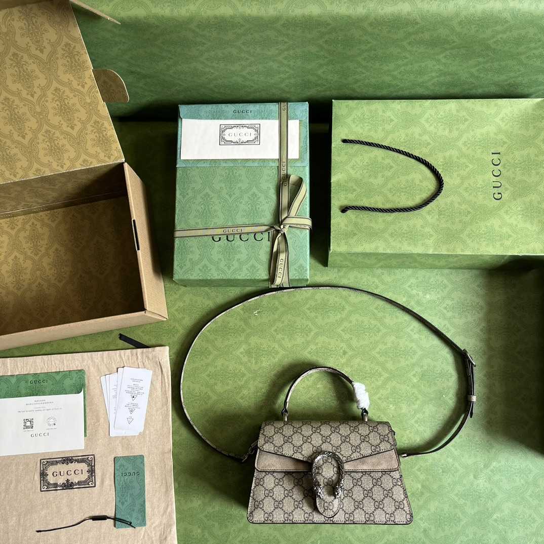 Gucci Small Dionysus Top Handle Bag - FashionPlug