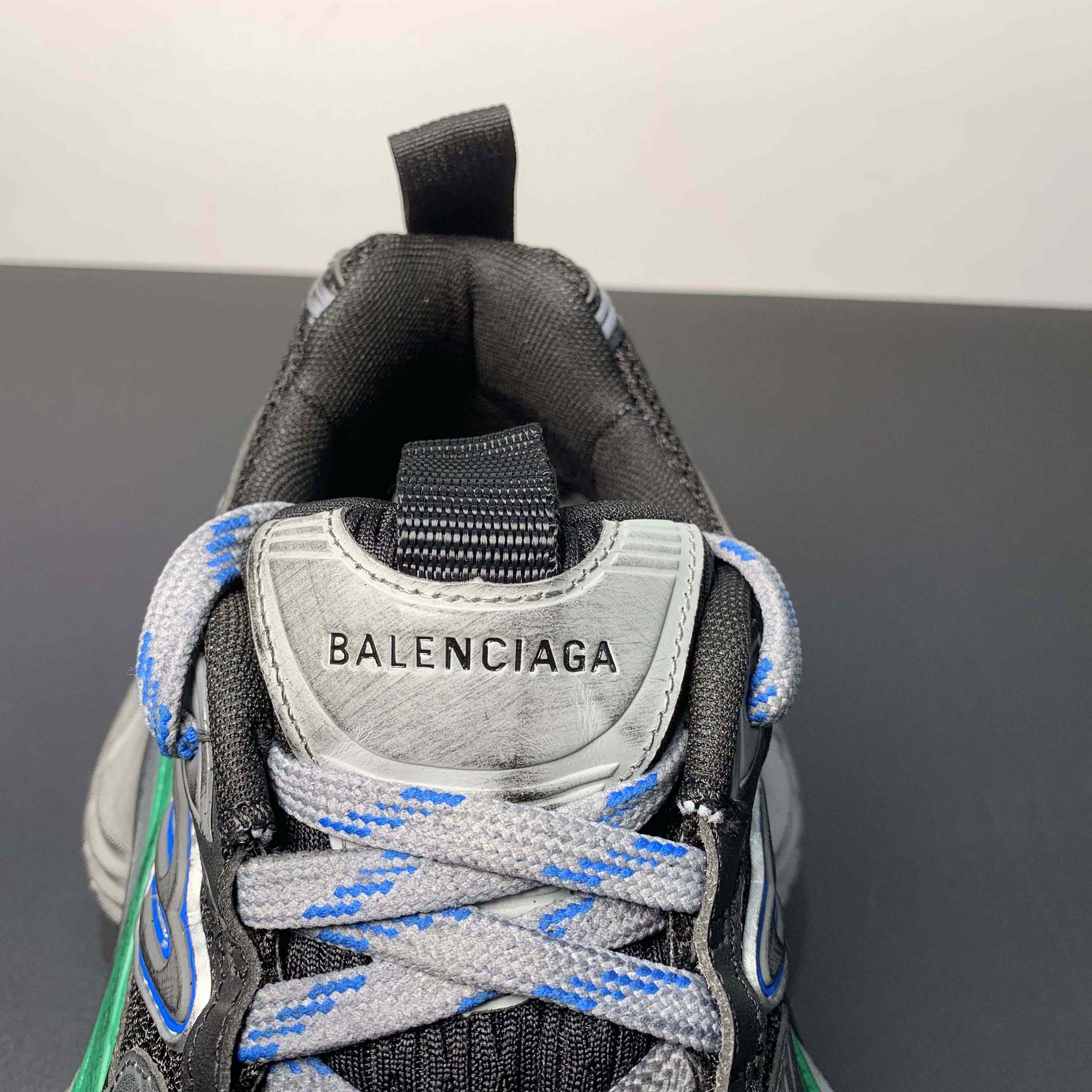 Balenciaga 10XL Sneaker in Black/Grey/Blue/Green - FashionPlug