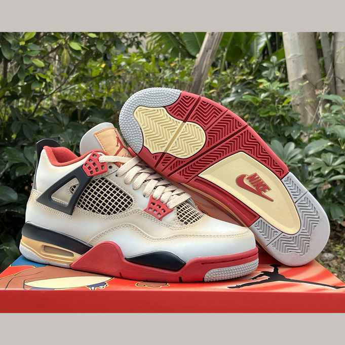 Air Jordan 4 Sneakers     AQ9129-105  - FashionPlug