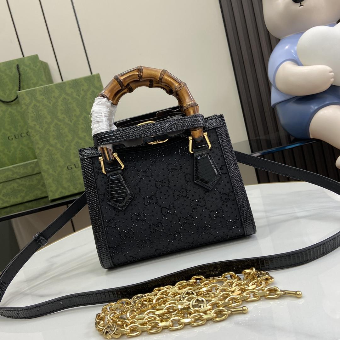Gucci Diana Mini Tote Bag - FashionPlug