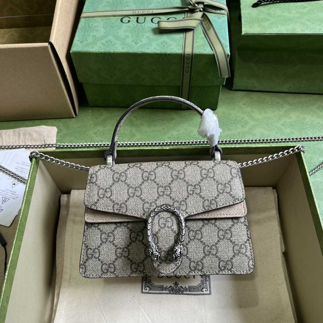 Gucci Dionysus Mini Top Handle Bag (18x 12x 6cm)  - FashionPlug
