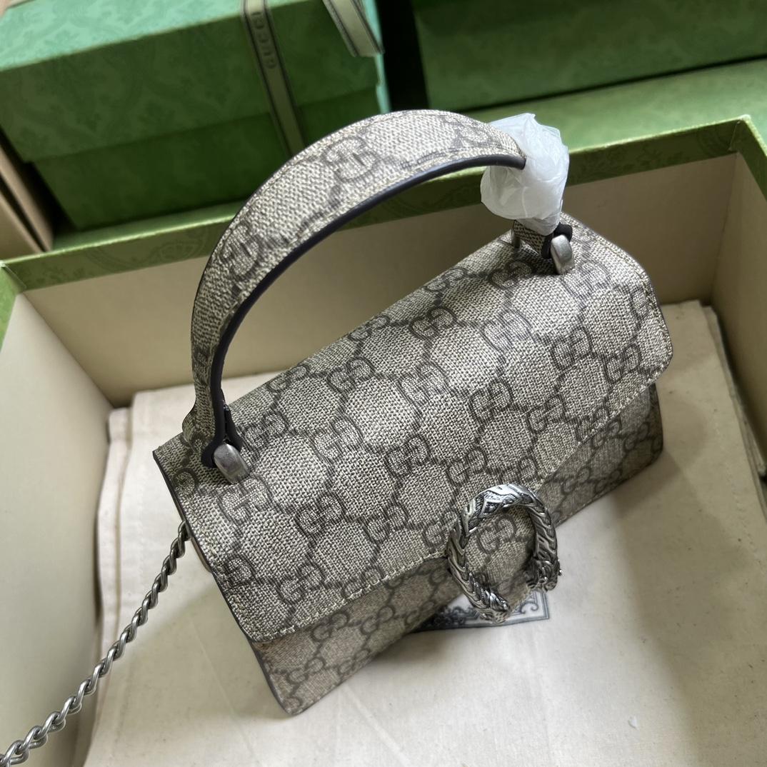 Gucci Dionysus Mini Top Handle Bag (18x 12x 6cm)  - FashionPlug