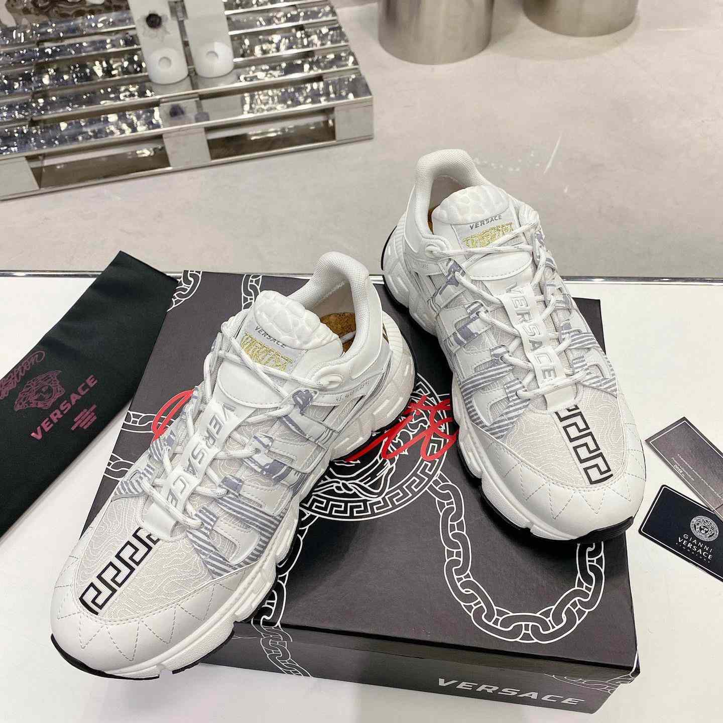 Versace Trigreca Sneakers - FashionPlug