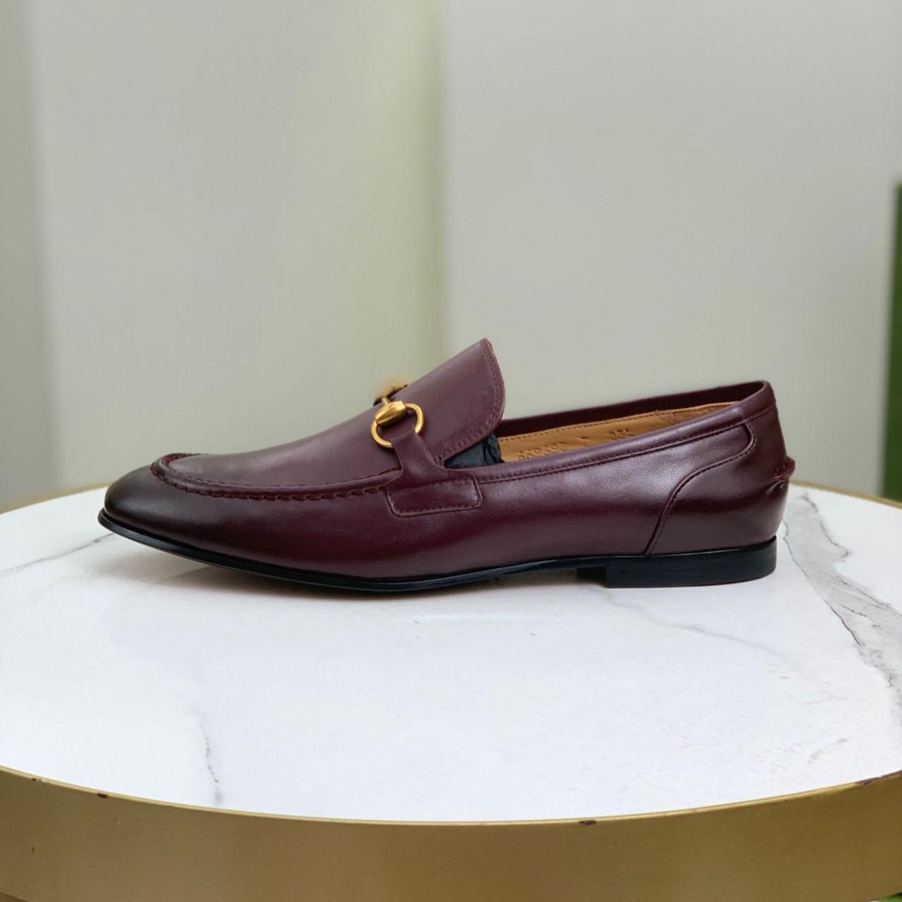 Gucci Jordaan Leather Loafer - FashionPlug