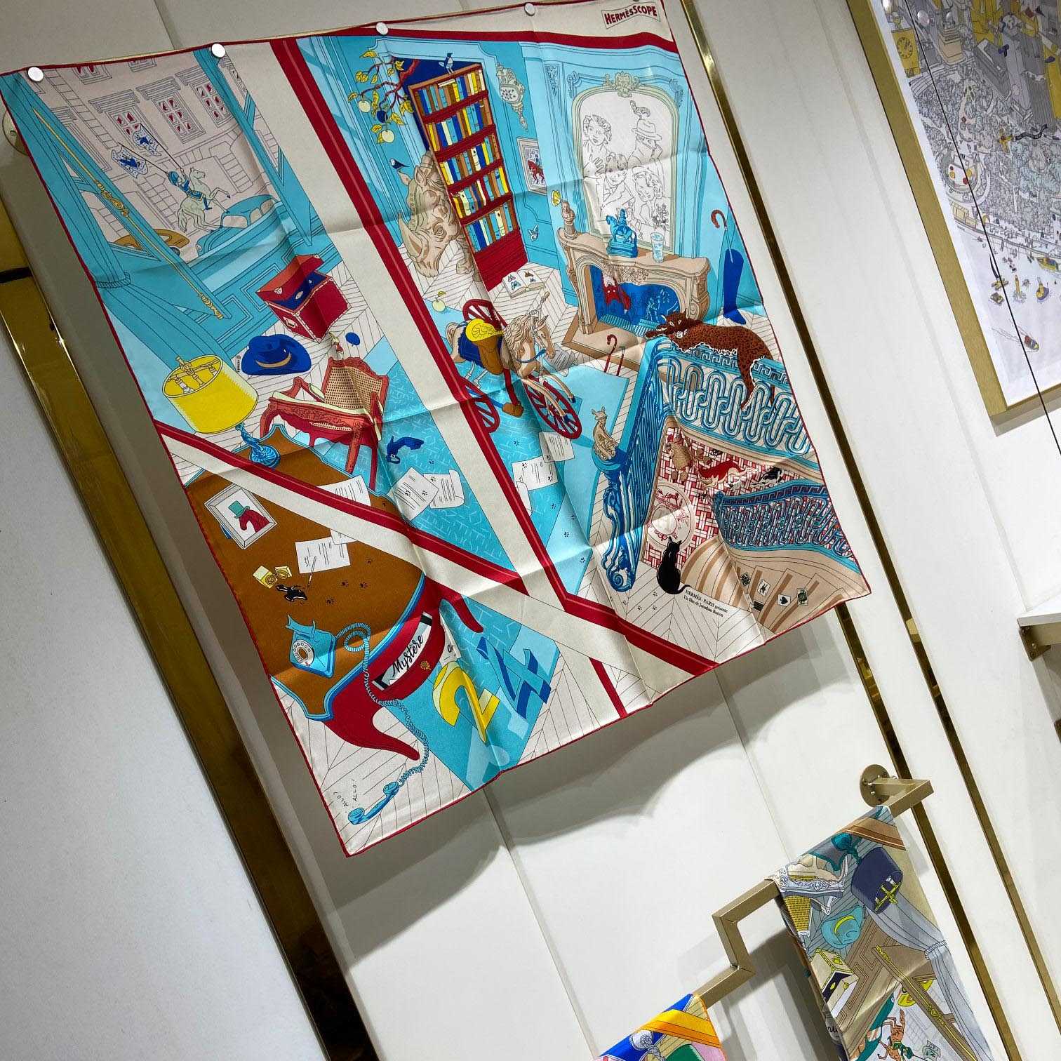 Hermes Mystere Au 24 Scarf 90 - FashionPlug