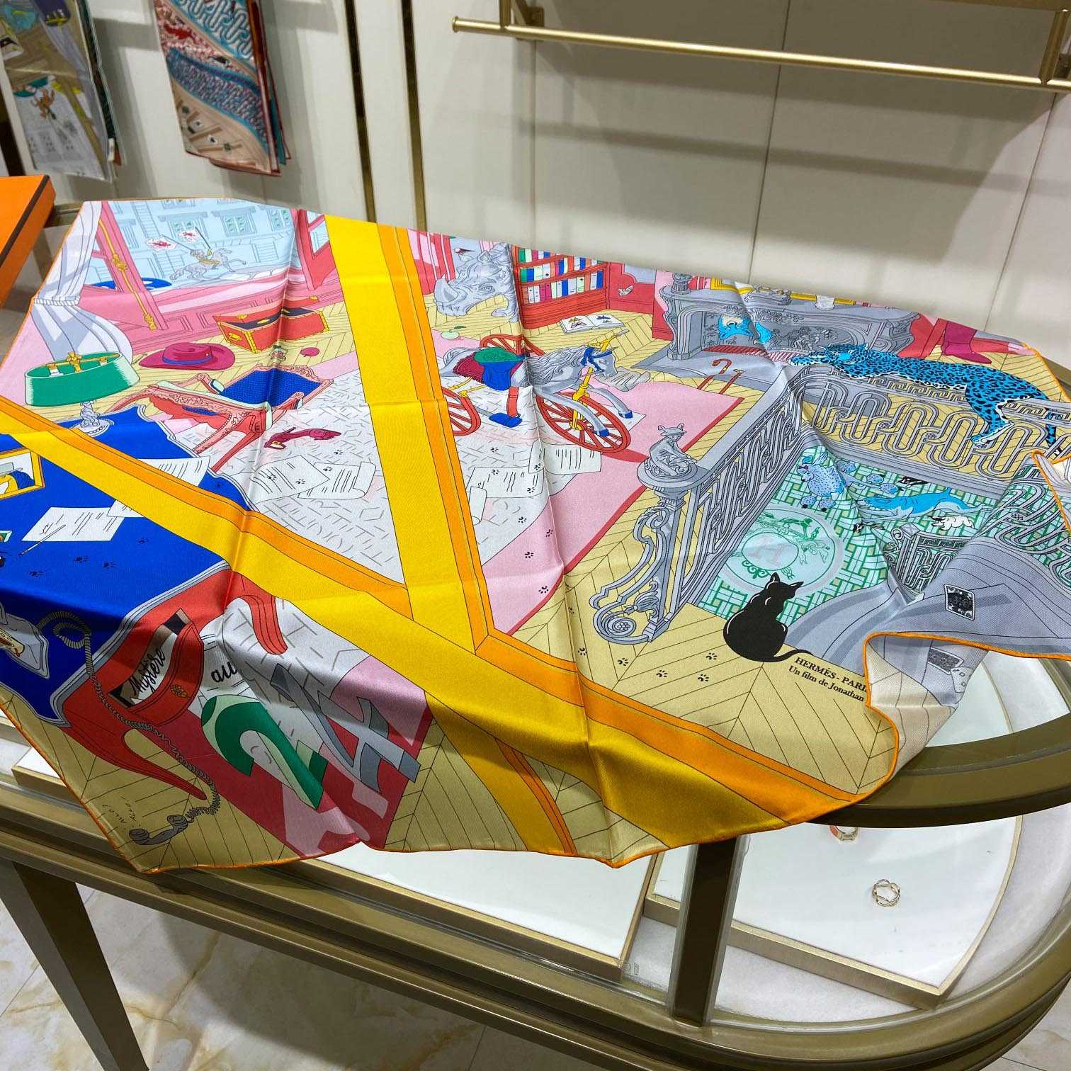 Hermes Mystere Au 24 Scarf 90 - FashionPlug