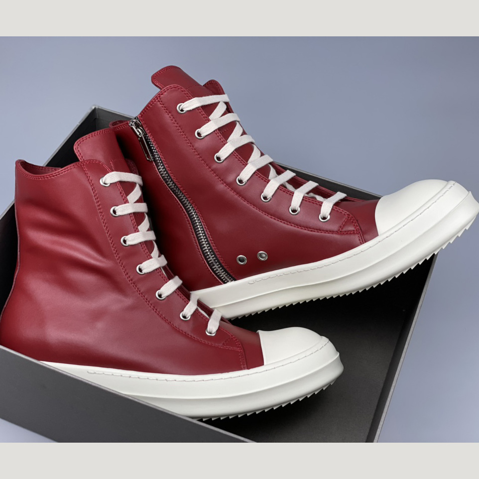 Rick Owens High-top Sneakers - FashionPlug