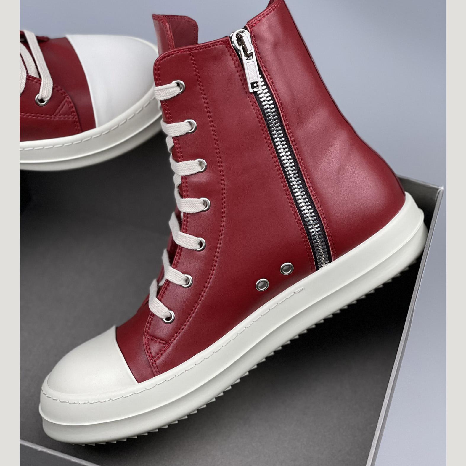 Rick Owens High-top Sneakers - FashionPlug