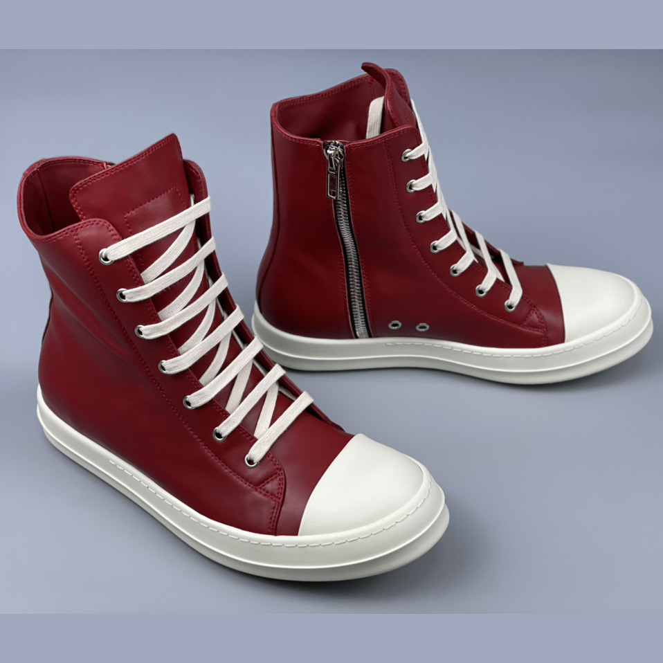 Rick Owens High-top Sneakers - FashionPlug