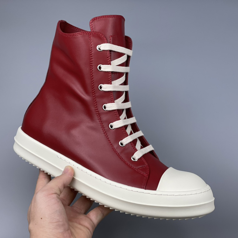 Rick Owens High-top Sneakers - FashionPlug