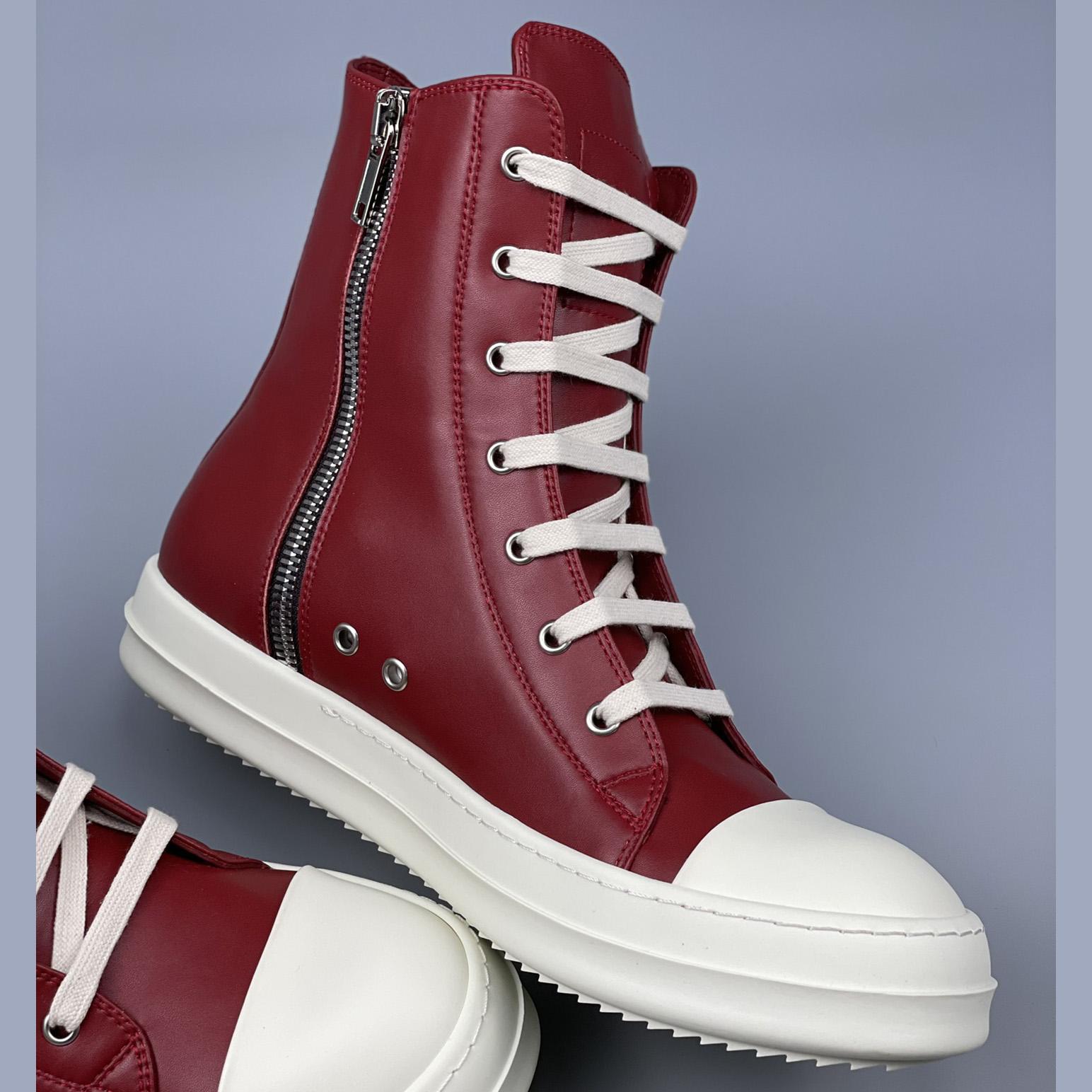 Rick Owens High-top Sneakers - FashionPlug