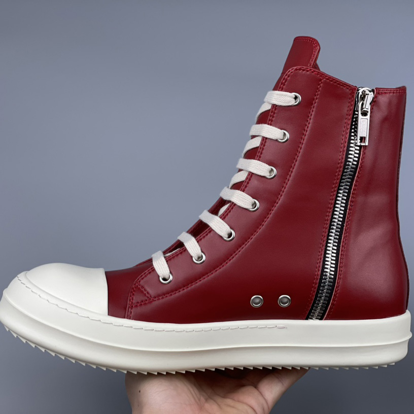 Rick Owens High-top Sneakers - FashionPlug