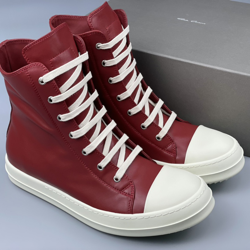 Rick Owens High-top Sneakers - FashionPlug
