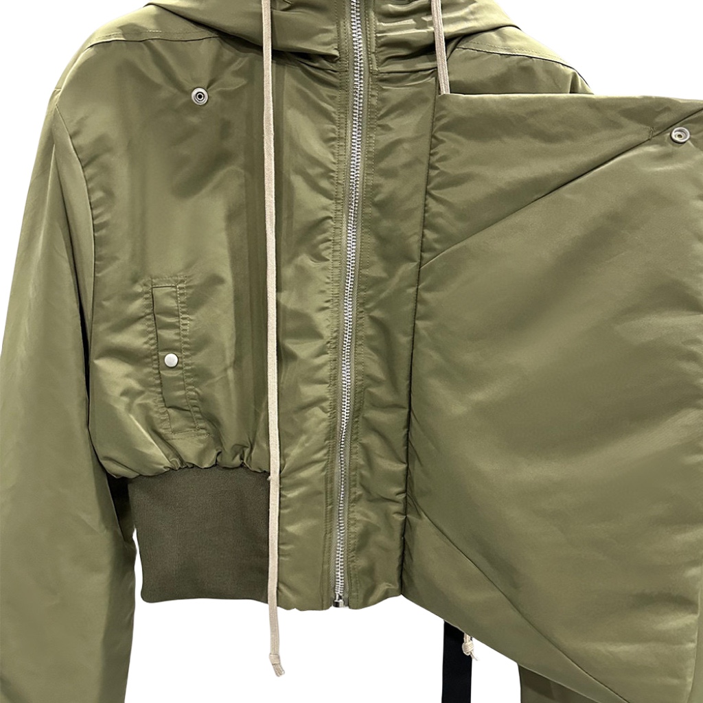 Rick Owens Drkshdw Extra-long Sleeve Parka Jacket - FashionPlug
