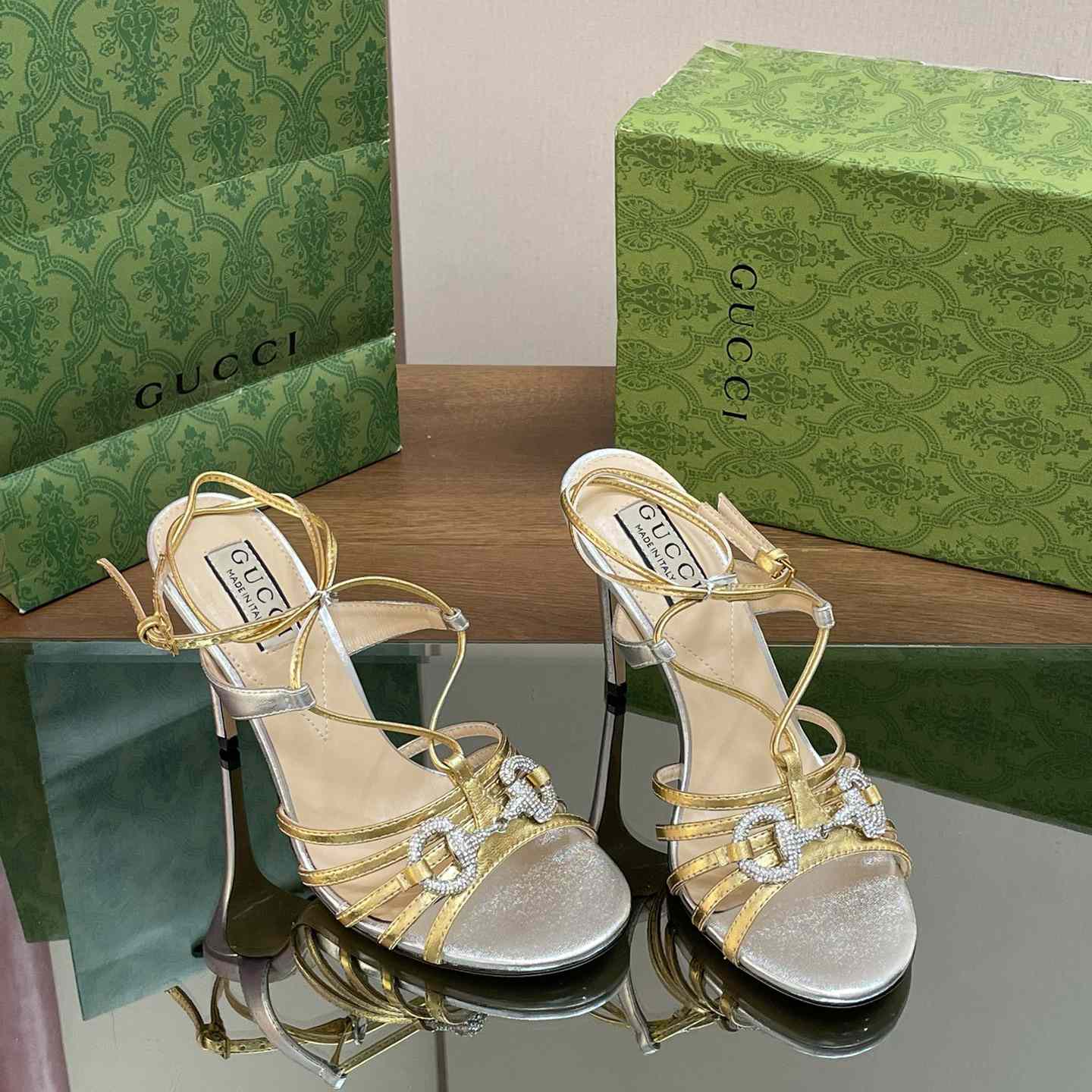 Gucci Women's Horsebit Sandal - FashionPlug